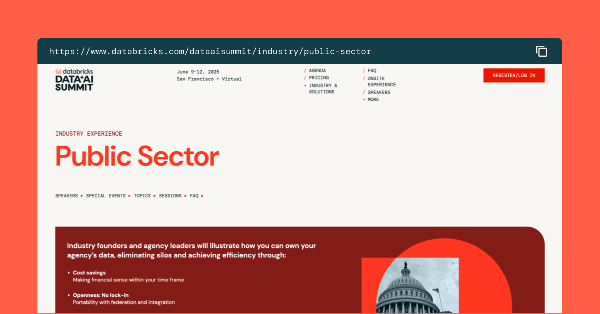 PubSec Industry Experience
