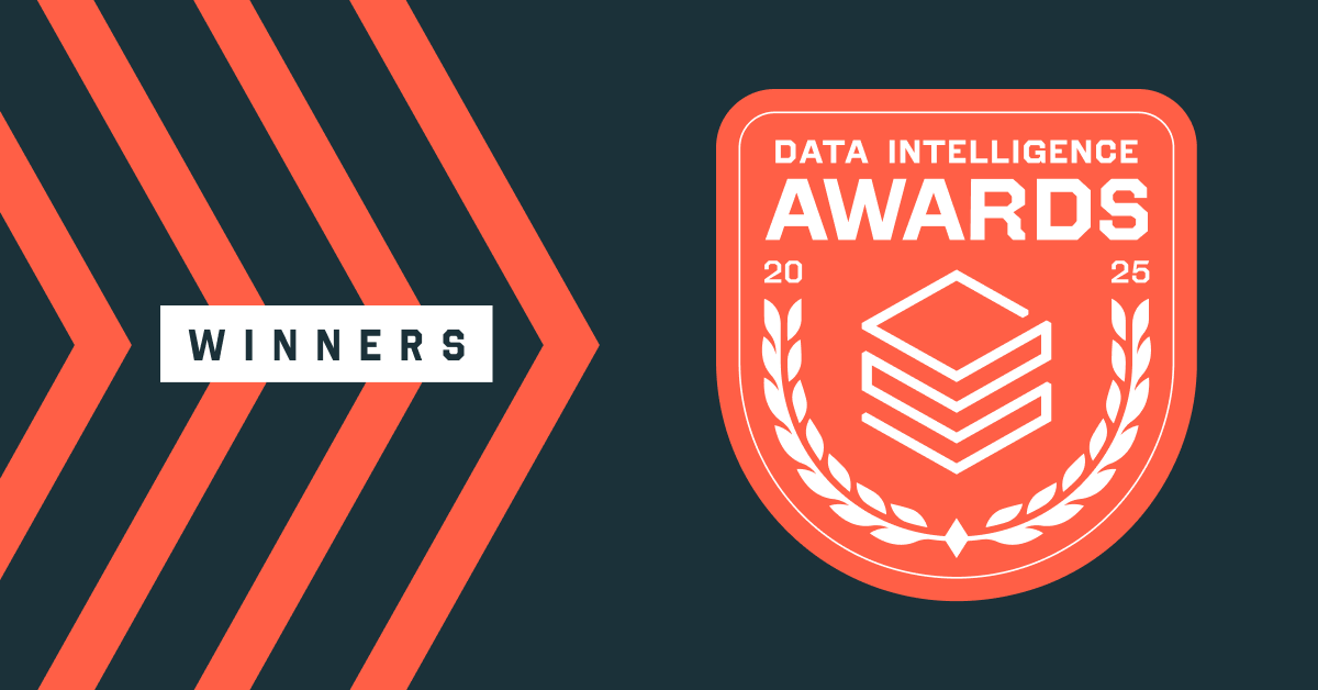 Announcing the Winners of the 2025 Data Intelligence Industry Awards